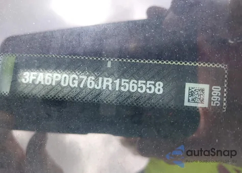 2018 Ford Fusion S z USA, uszkodzony, nr VIN 3FA6P0G76JR156558